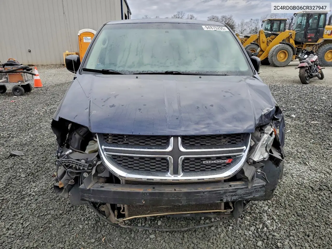 2C4RDGBG6CR327947 2012 Dodge Grand Caravan Se