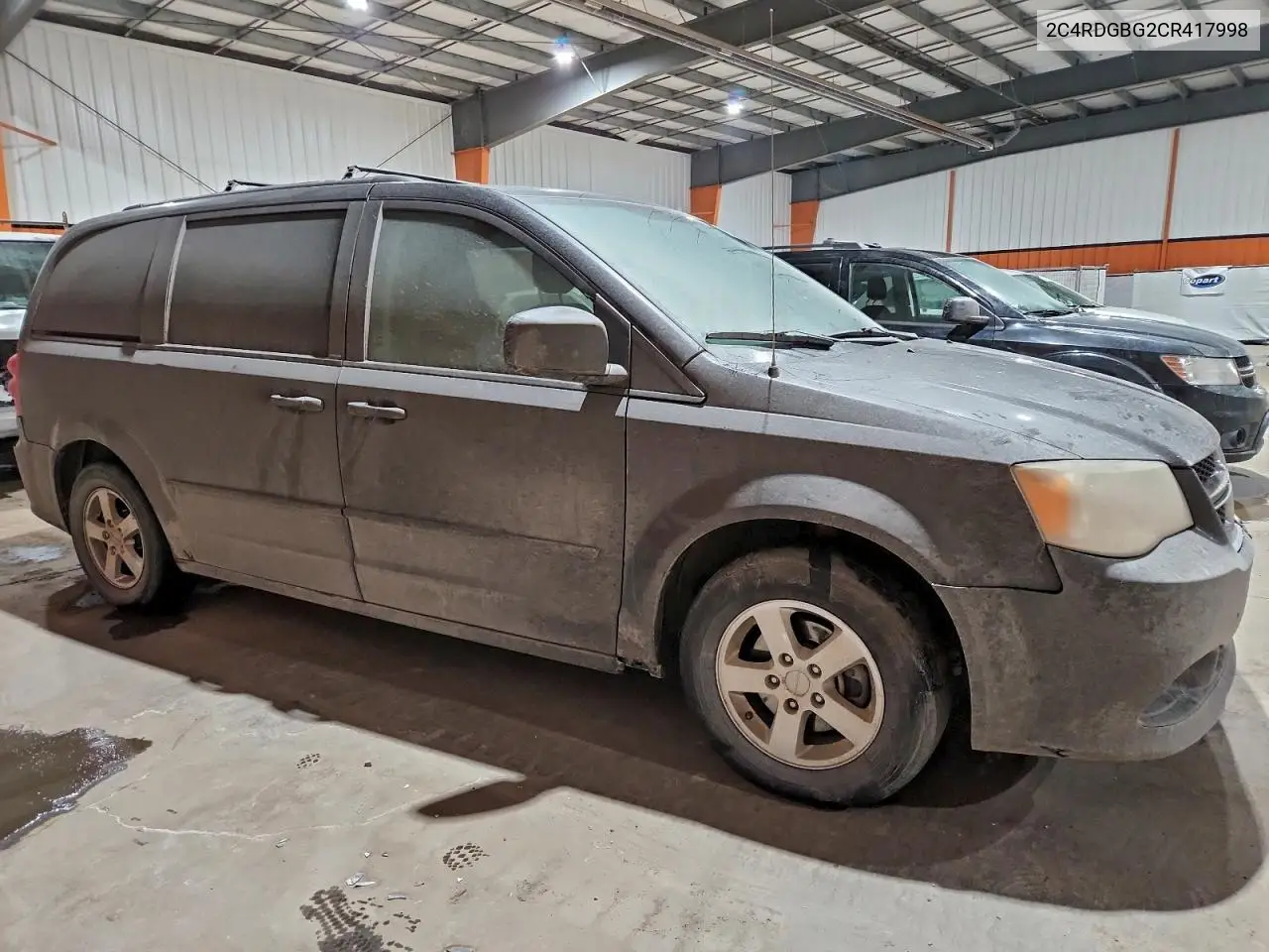 2C4RDGBG2CR417998 2012 Dodge Grand Caravan Se