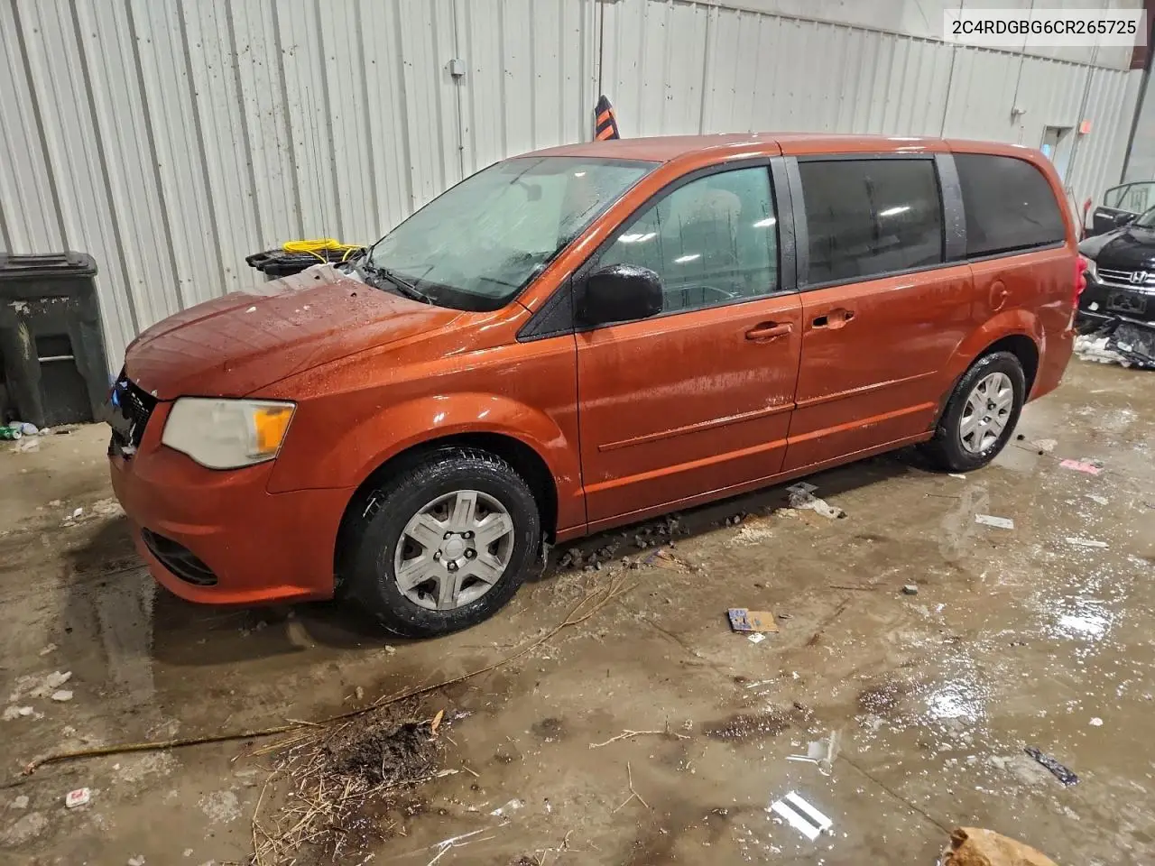 2C4RDGBG6CR265725 2012 Dodge Grand Caravan Se