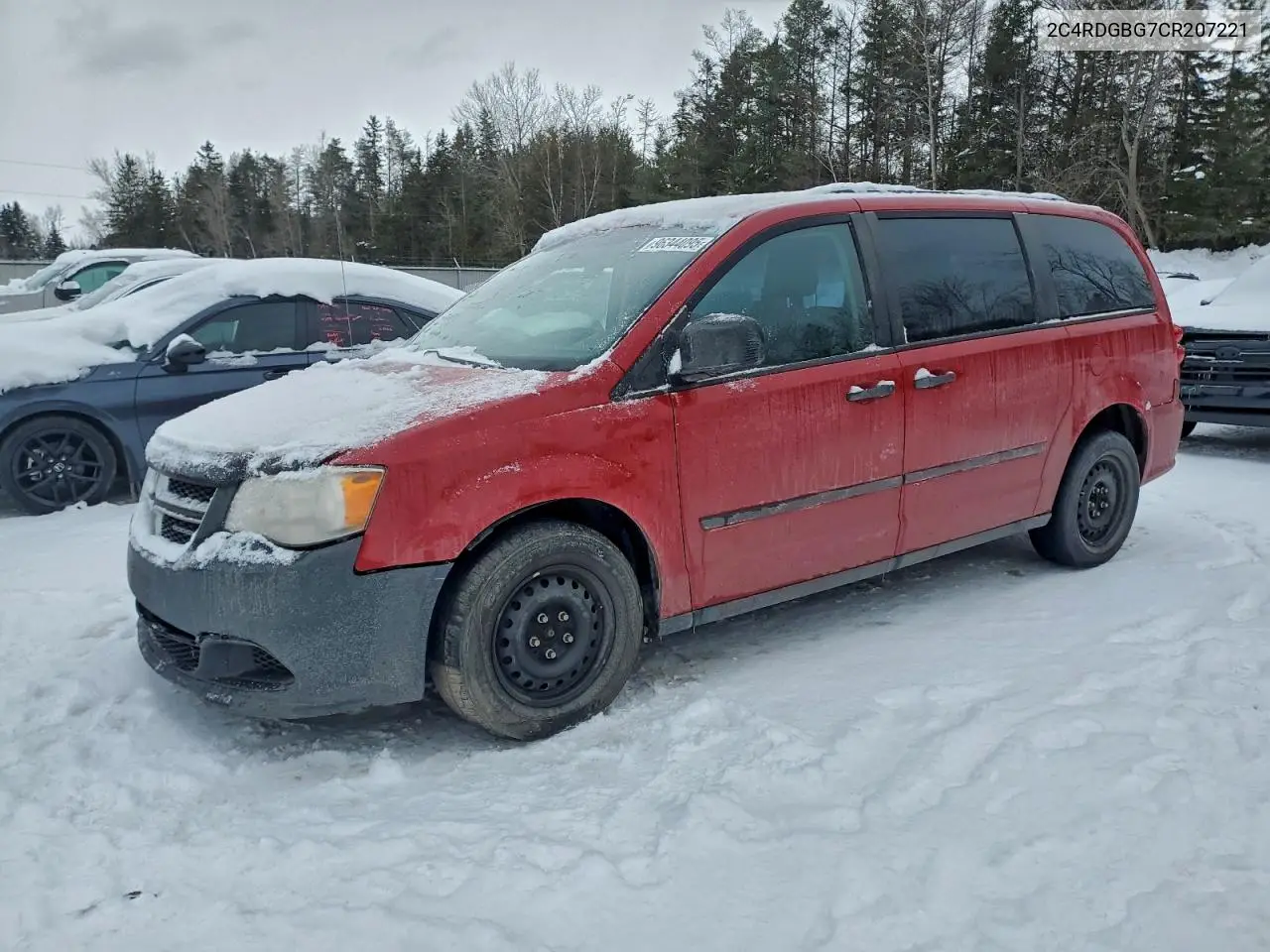 2C4RDGBG7CR207221 2012 Dodge Grand Caravan Se