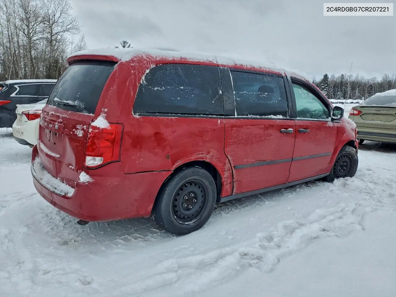 2C4RDGBG7CR207221 2012 Dodge Grand Caravan Se