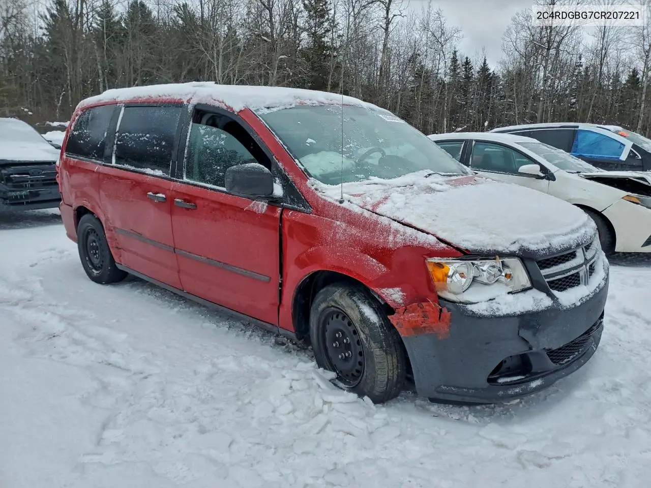 2C4RDGBG7CR207221 2012 Dodge Grand Caravan Se