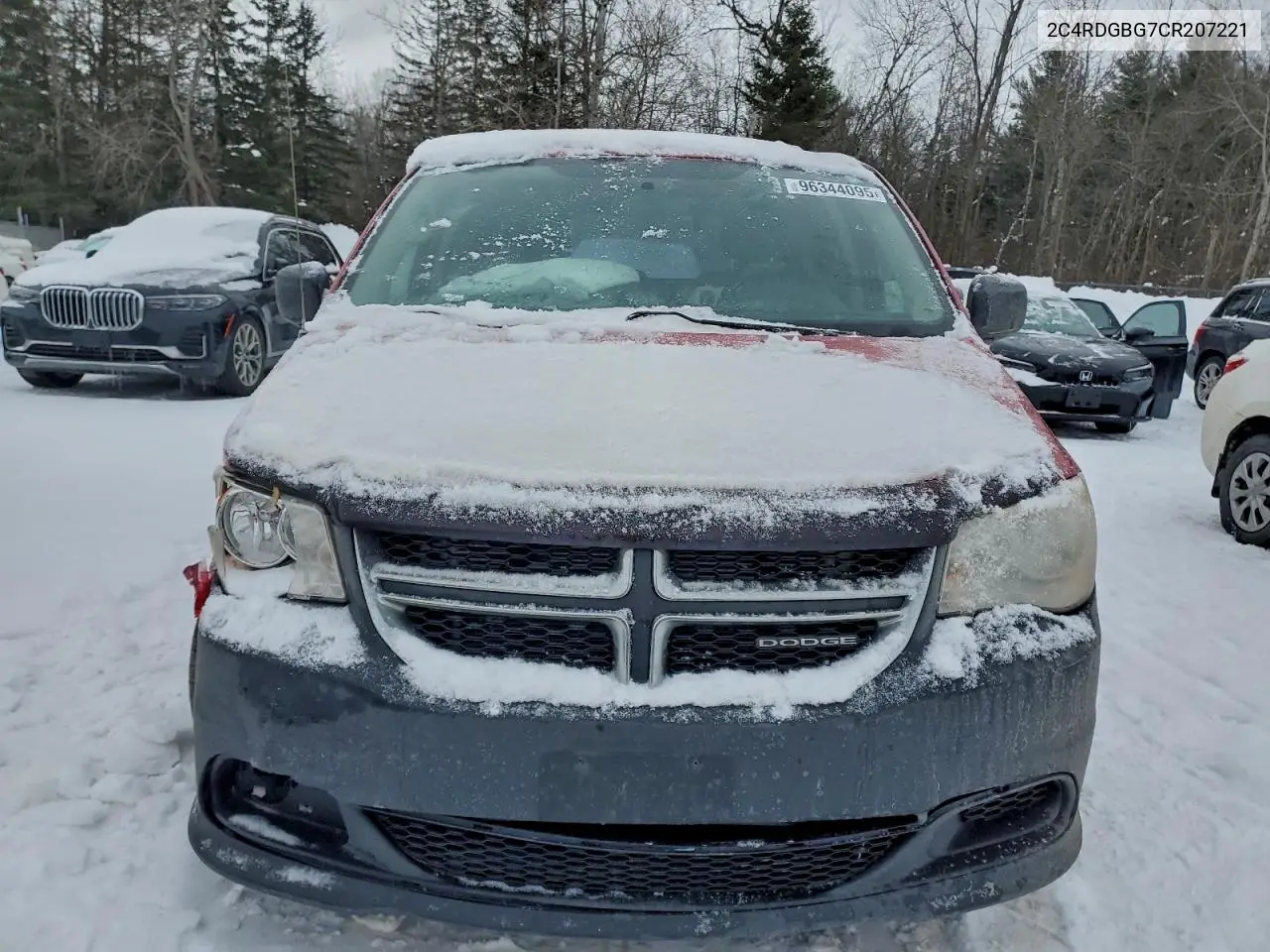 2C4RDGBG7CR207221 2012 Dodge Grand Caravan Se