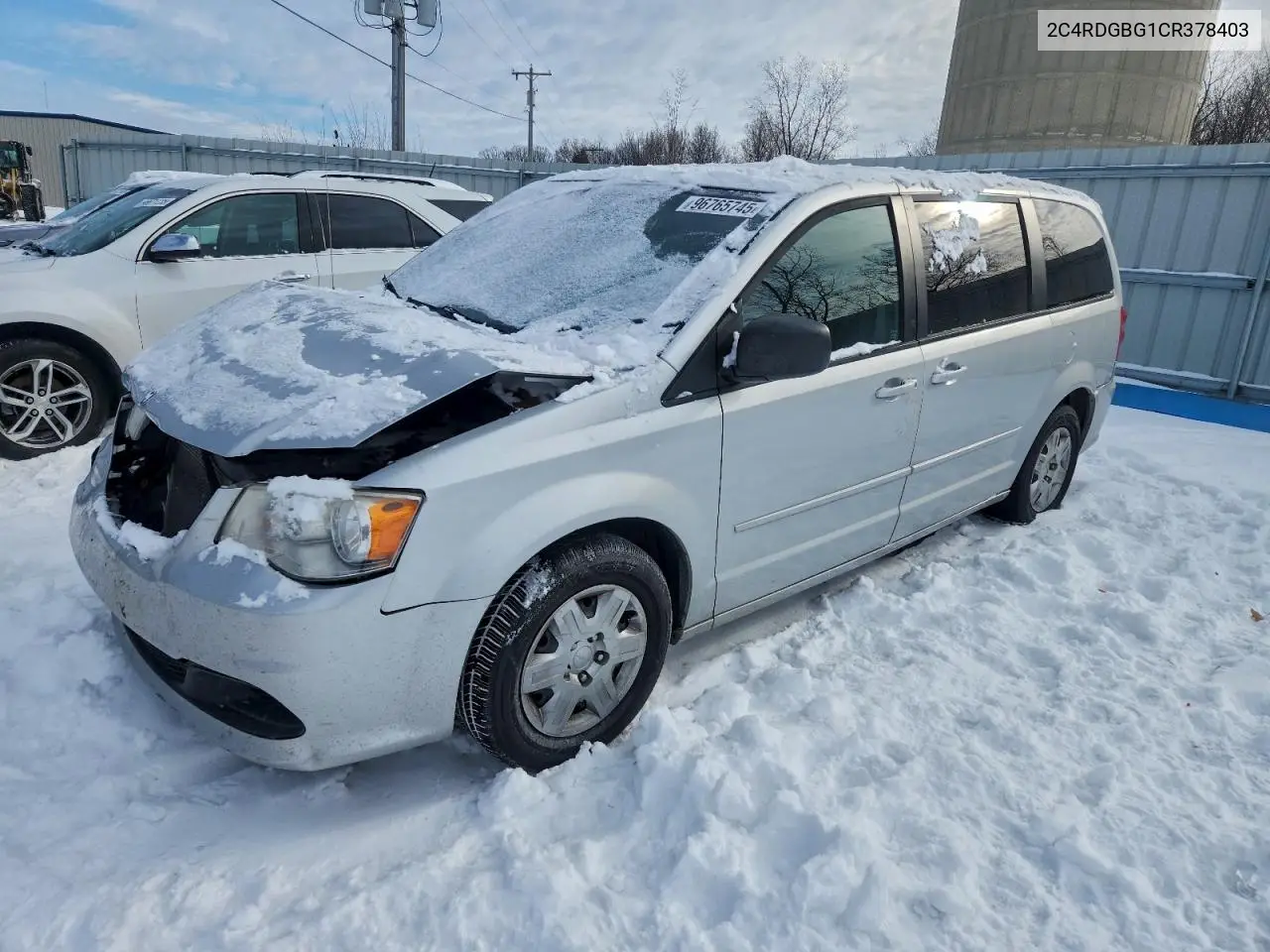 2C4RDGBG1CR378403 2012 Dodge Grand Caravan Se