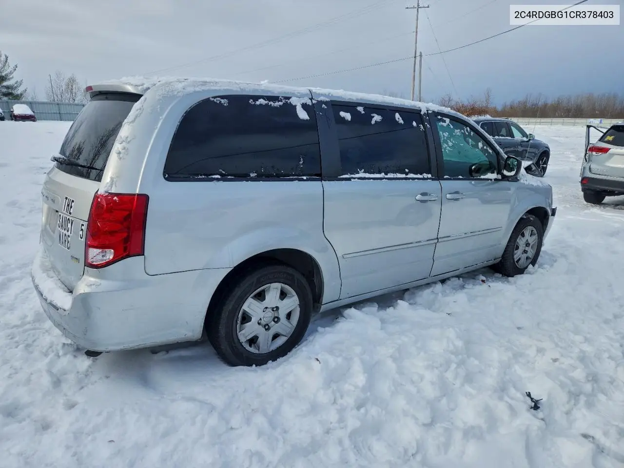 2C4RDGBG1CR378403 2012 Dodge Grand Caravan Se