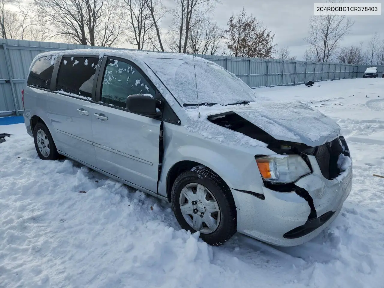 2C4RDGBG1CR378403 2012 Dodge Grand Caravan Se
