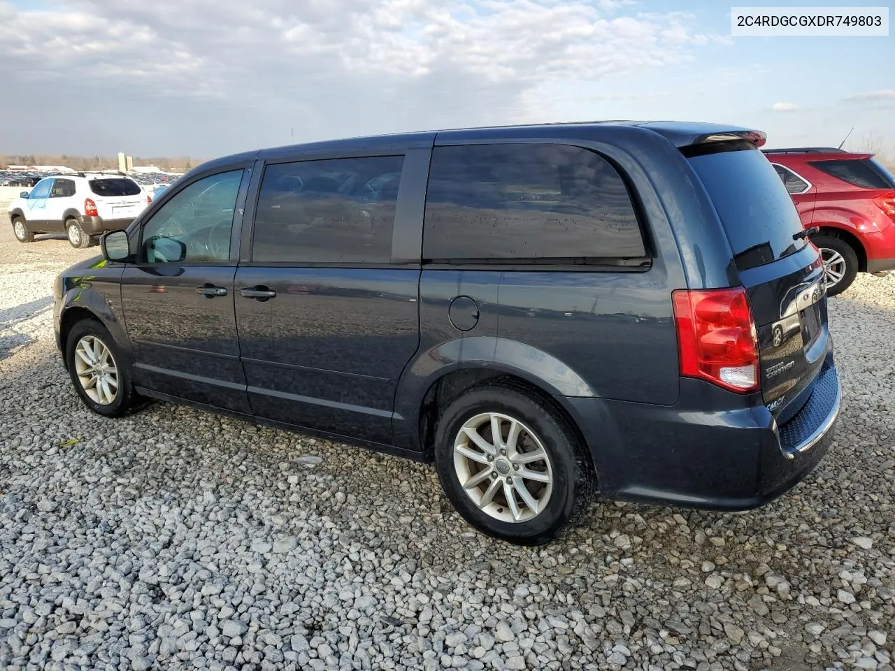 2013 Dodge Grand Caravan Sxt VIN: 2C4RDGCGXDR749803 Lot: 39058654