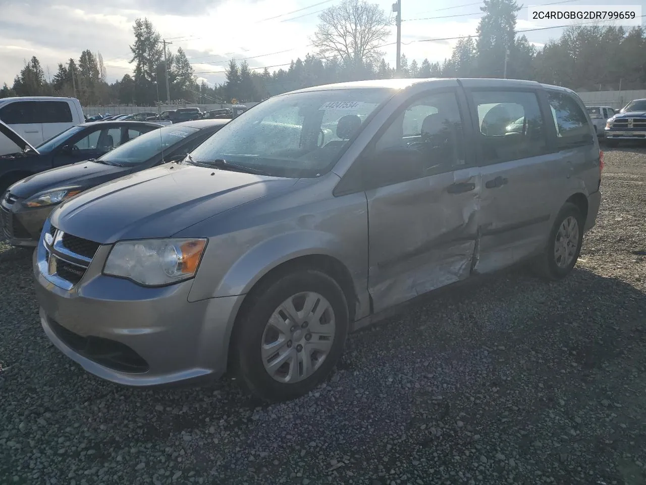 2C4RDGBG2DR799659 2013 Dodge Grand Caravan Se