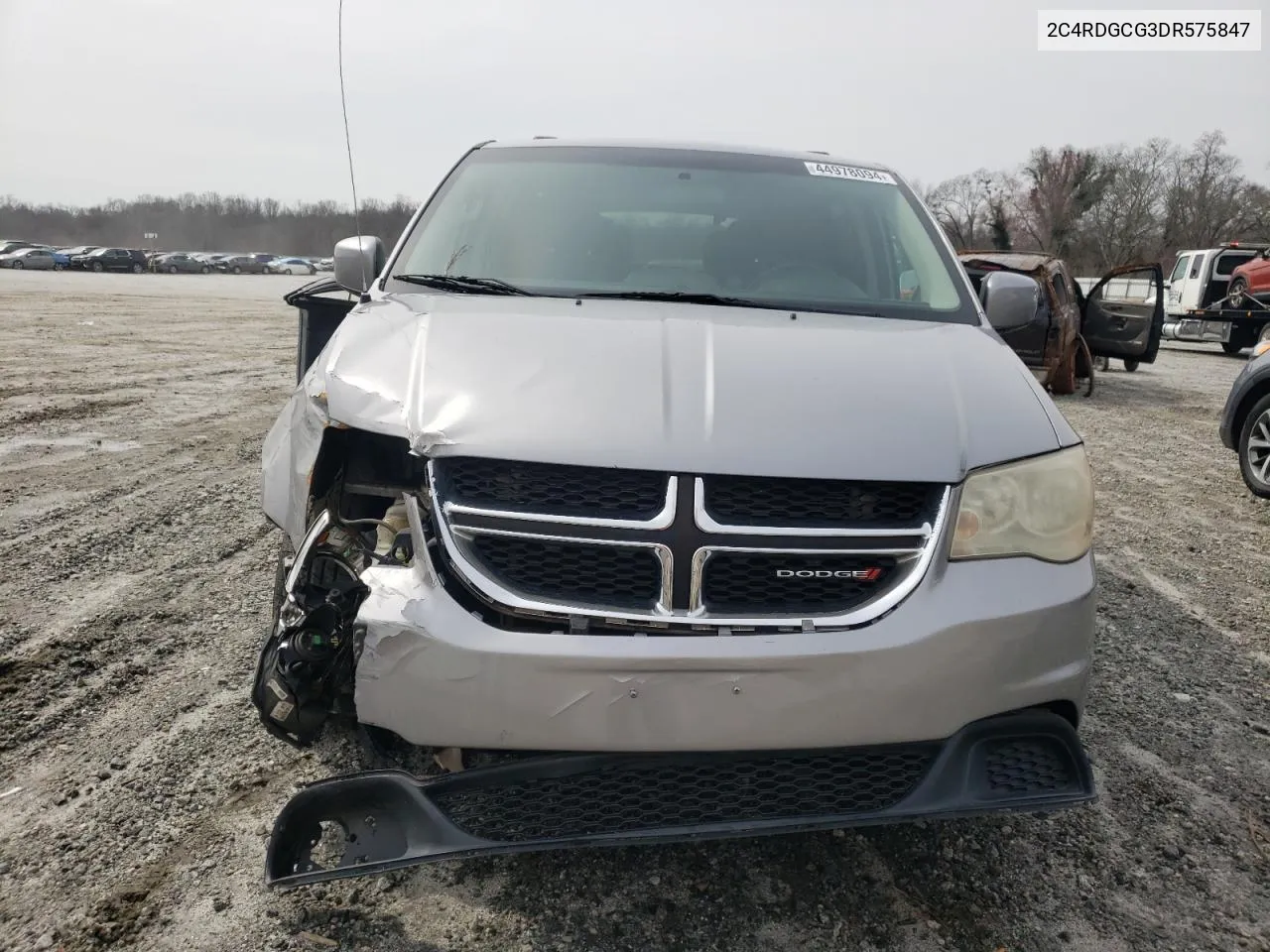 2013 Dodge Grand Caravan Sxt VIN: 2C4RDGCG3DR575847 Lot: 44978094