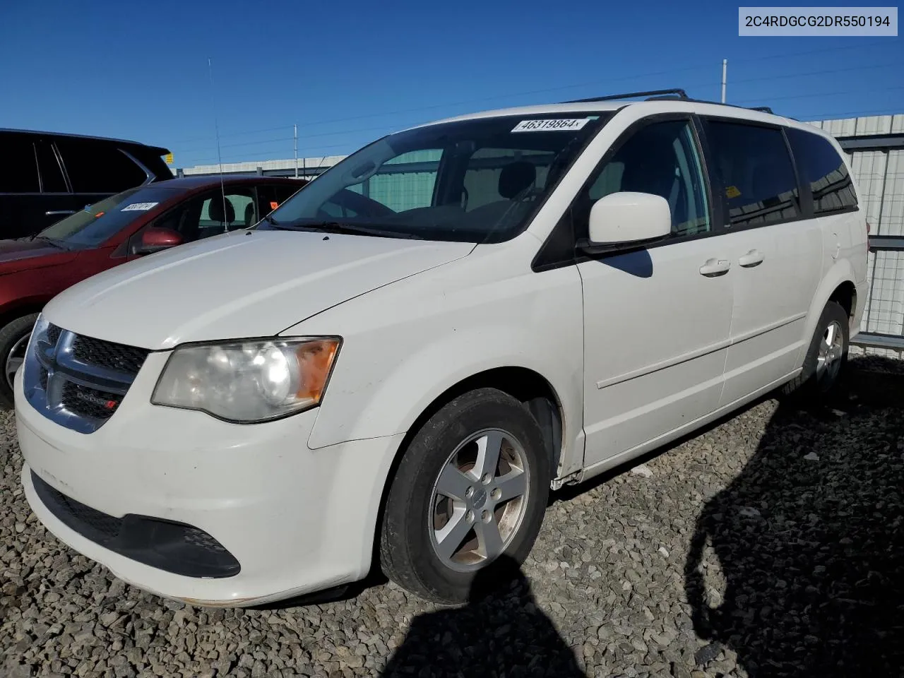 2013 Dodge Grand Caravan Sxt VIN: 2C4RDGCG2DR550194 Lot: 46319864