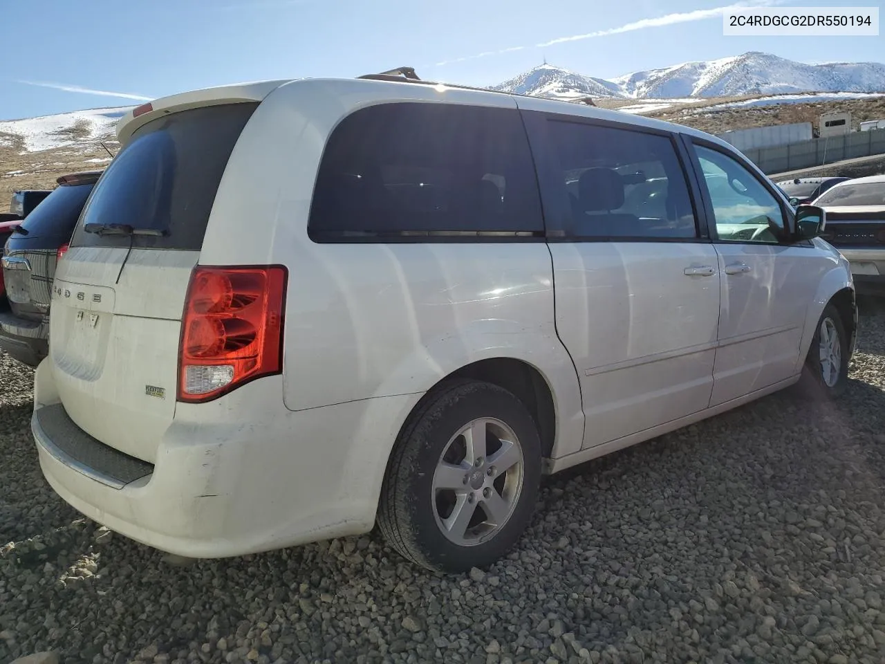 2013 Dodge Grand Caravan Sxt VIN: 2C4RDGCG2DR550194 Lot: 46319864