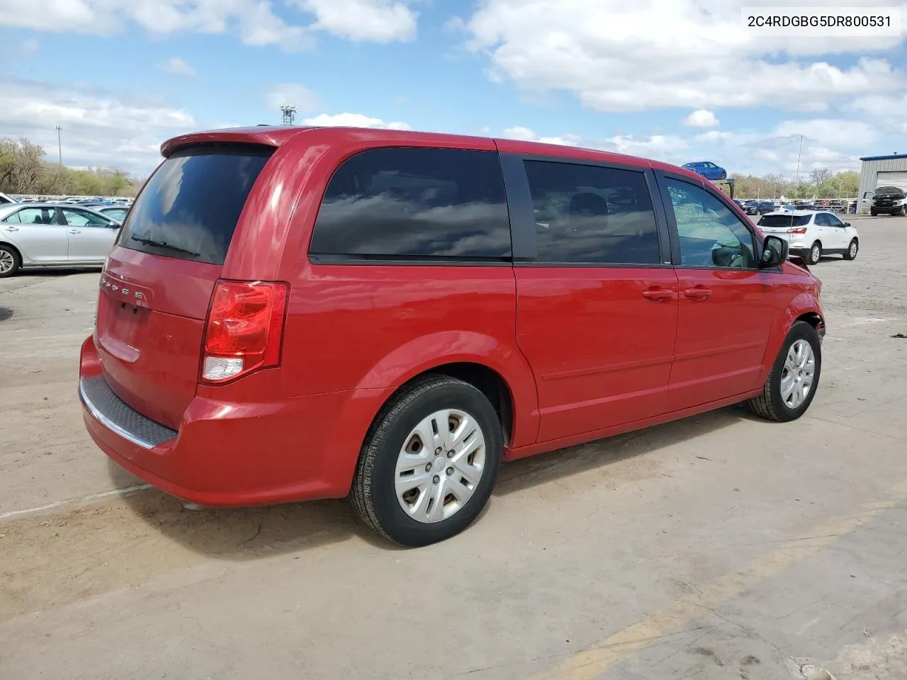 2C4RDGBG5DR800531 2013 Dodge Grand Caravan Se