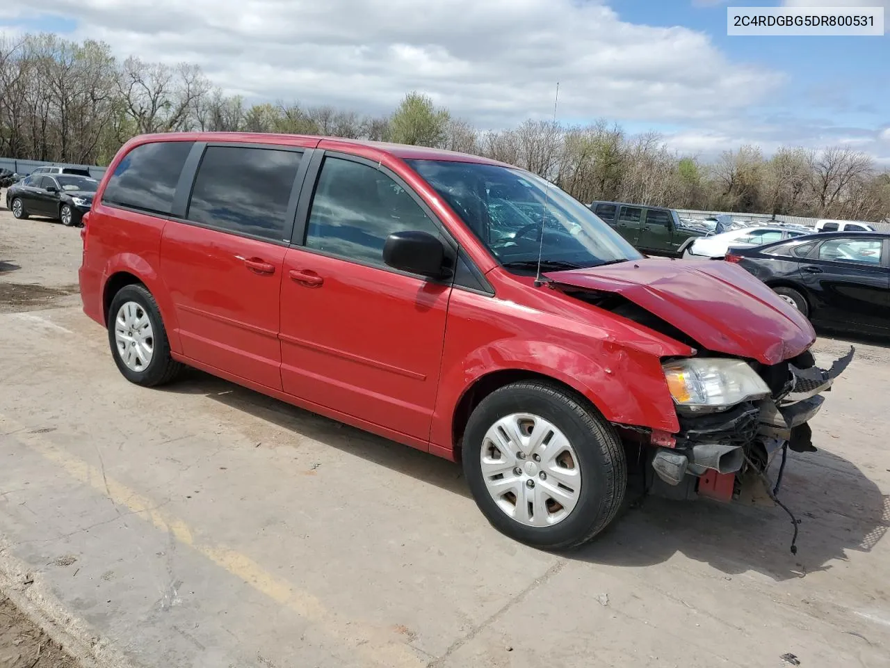 2C4RDGBG5DR800531 2013 Dodge Grand Caravan Se