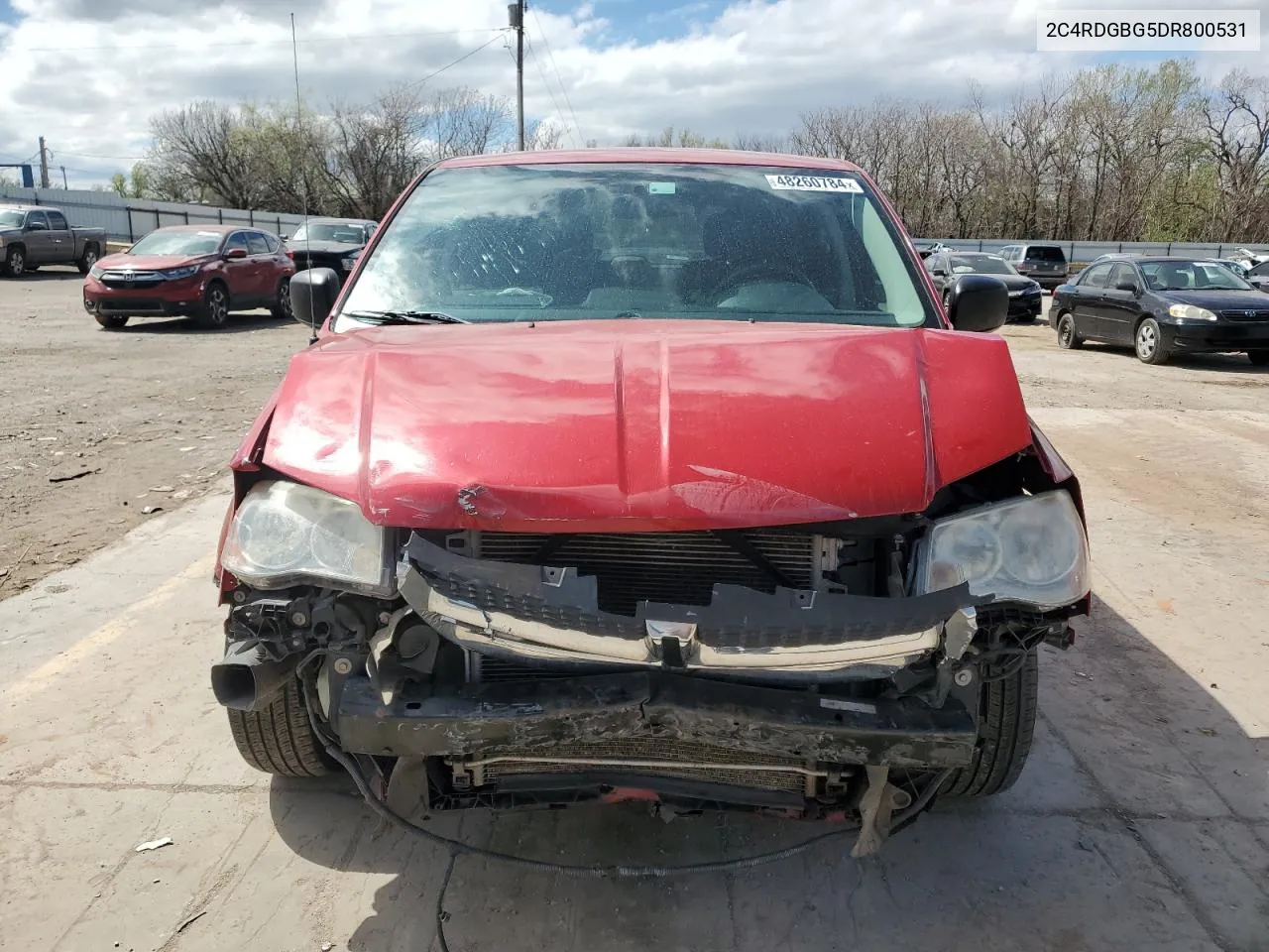 2C4RDGBG5DR800531 2013 Dodge Grand Caravan Se