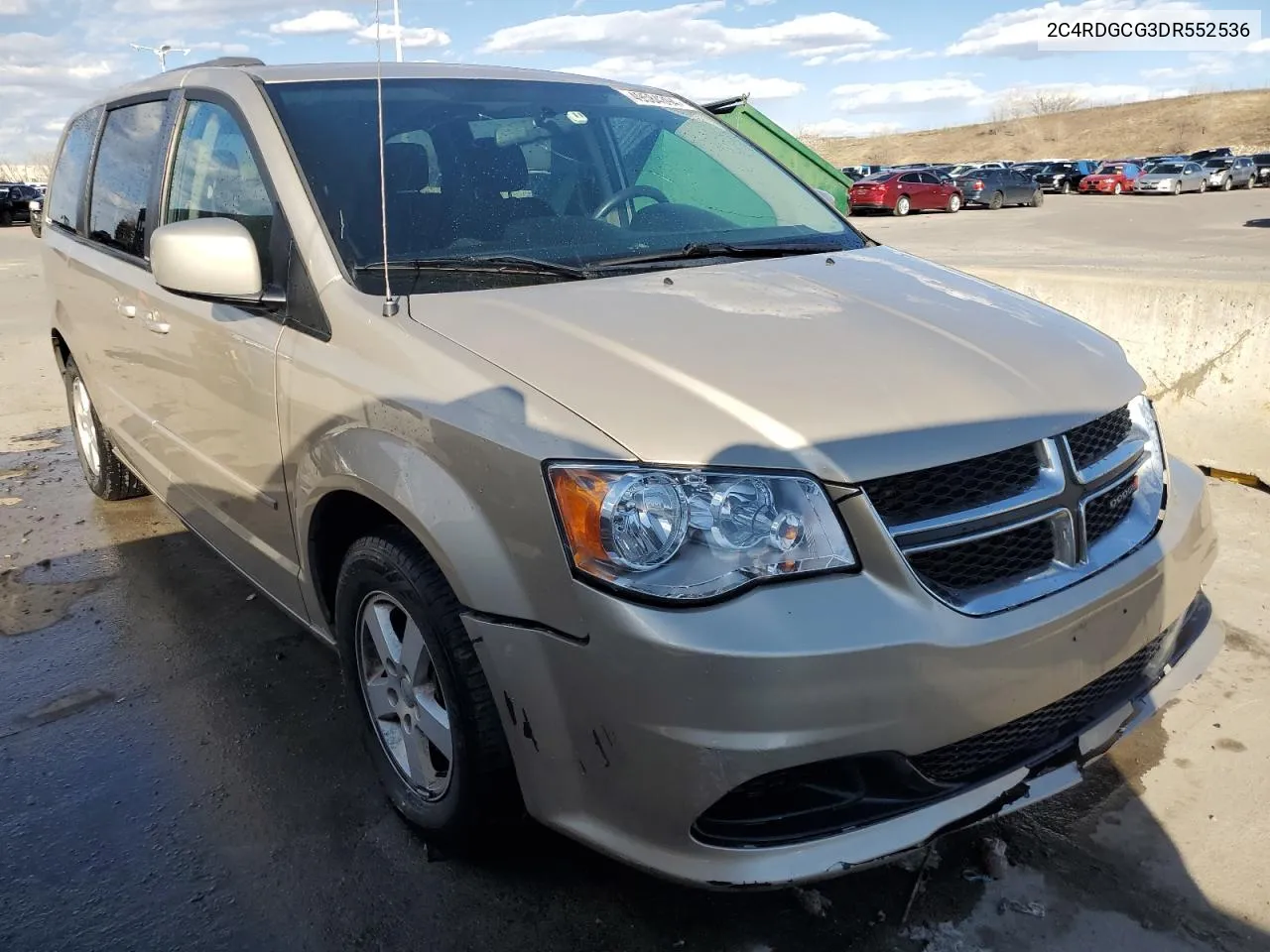 2C4RDGCG3DR552536 2013 Dodge Grand Caravan Sxt