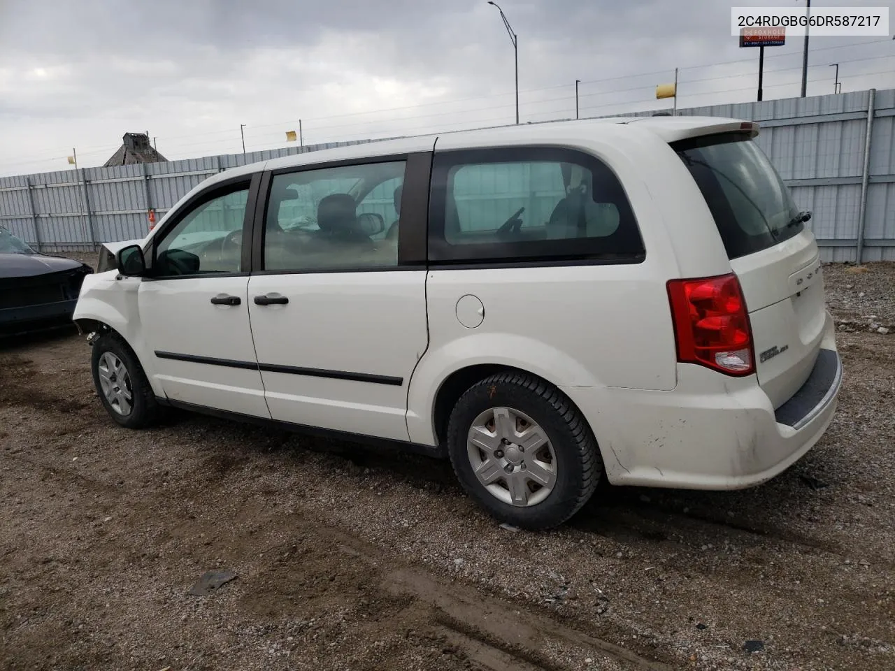 2013 Dodge Grand Caravan Se VIN: 2C4RDGBG6DR587217 Lot: 49597813