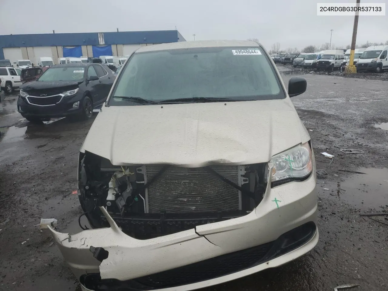 2013 Dodge Grand Caravan Se VIN: 2C4RDGBG3DR537133 Lot: 49948644