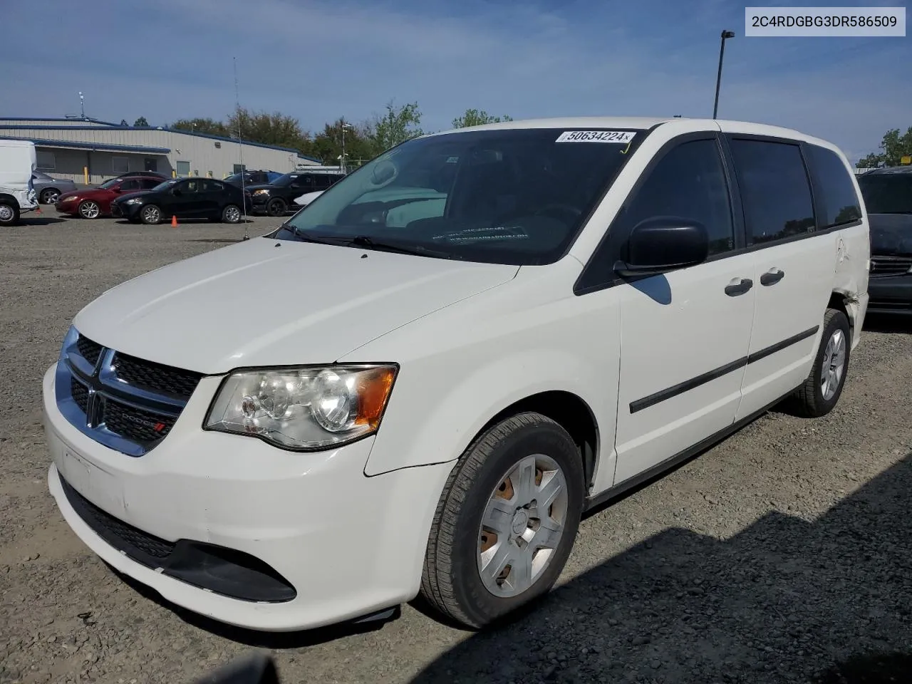 2013 Dodge Grand Caravan Se VIN: 2C4RDGBG3DR586509 Lot: 50634224