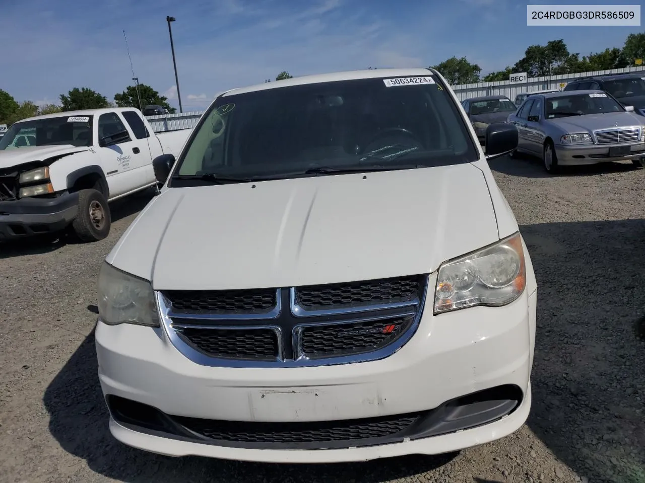 2013 Dodge Grand Caravan Se VIN: 2C4RDGBG3DR586509 Lot: 50634224