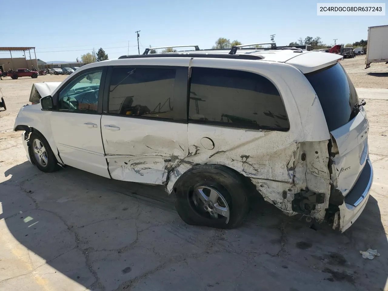 2013 Dodge Grand Caravan Sxt VIN: 2C4RDGCG8DR637243 Lot: 50699154