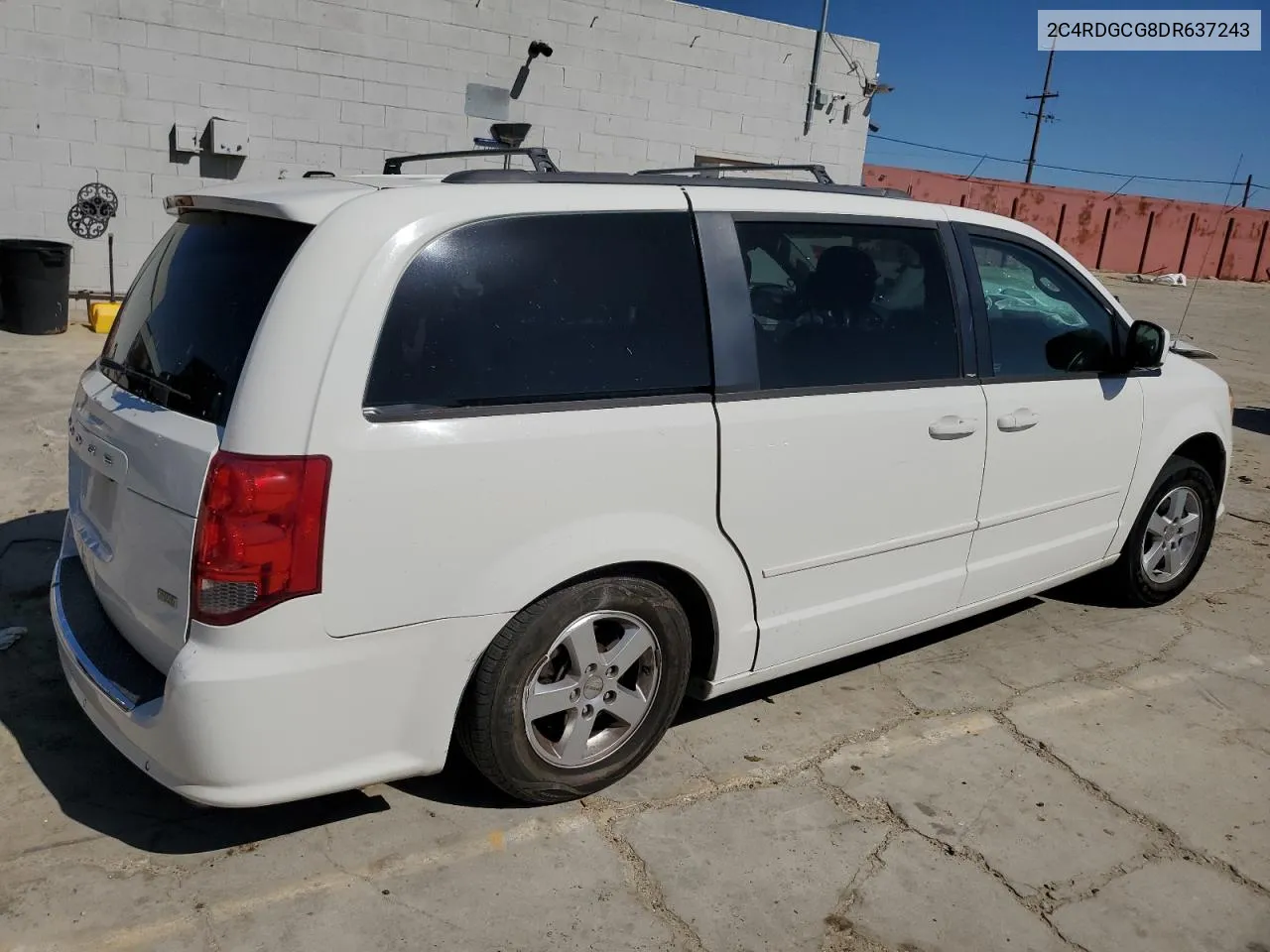 2013 Dodge Grand Caravan Sxt VIN: 2C4RDGCG8DR637243 Lot: 50699154