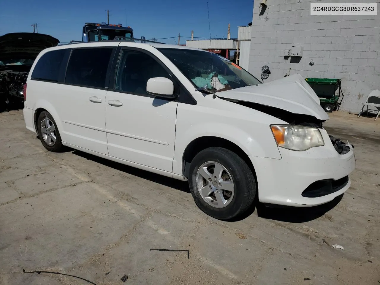 2013 Dodge Grand Caravan Sxt VIN: 2C4RDGCG8DR637243 Lot: 50699154