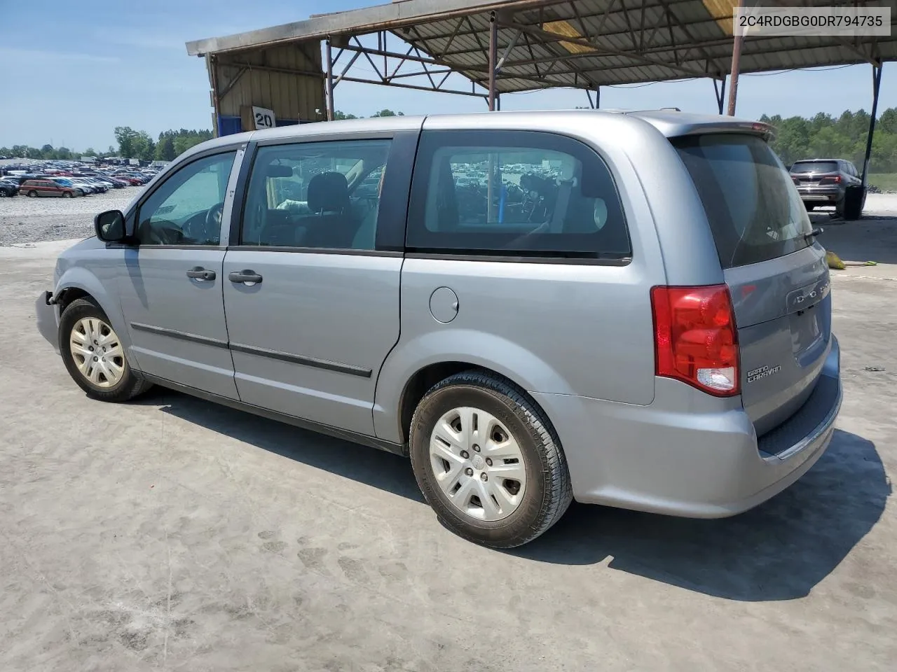 2013 Dodge Grand Caravan Se VIN: 2C4RDGBG0DR794735 Lot: 50876214