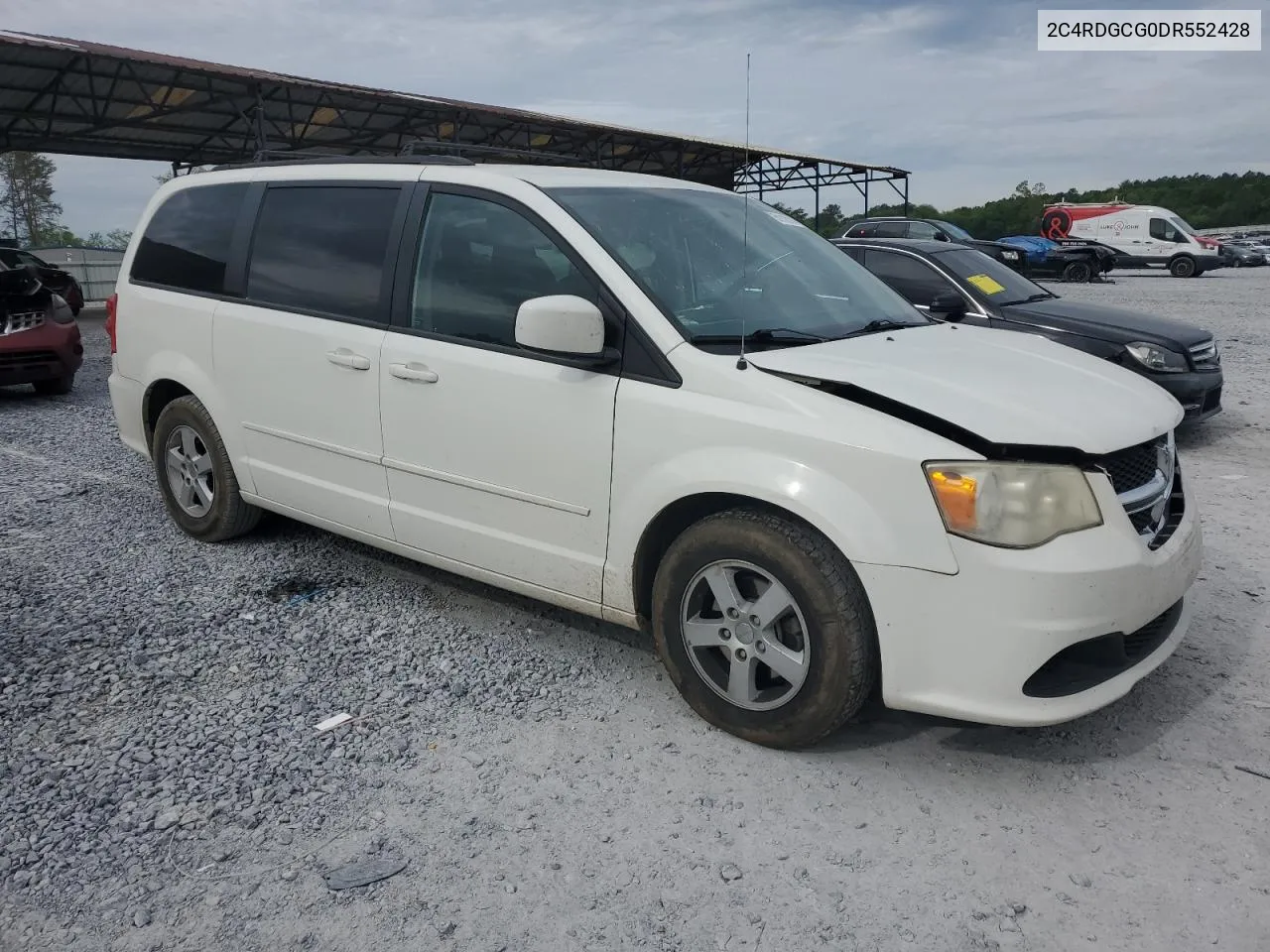 2C4RDGCG0DR552428 2013 Dodge Grand Caravan Sxt