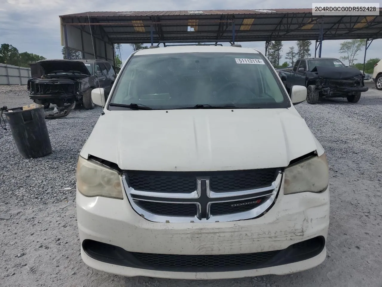 2C4RDGCG0DR552428 2013 Dodge Grand Caravan Sxt