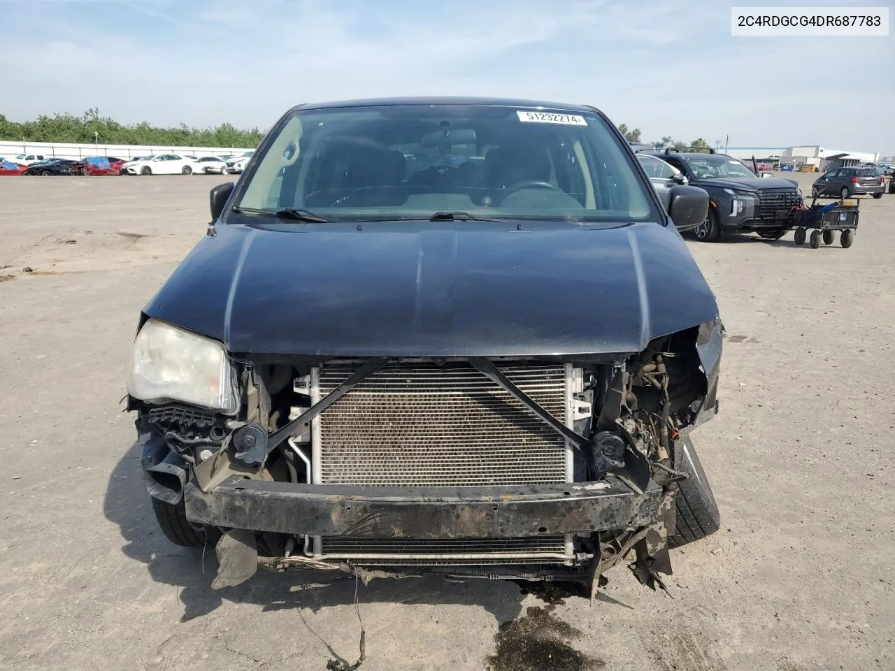 2013 Dodge Grand Caravan Sxt VIN: 2C4RDGCG4DR687783 Lot: 51232274