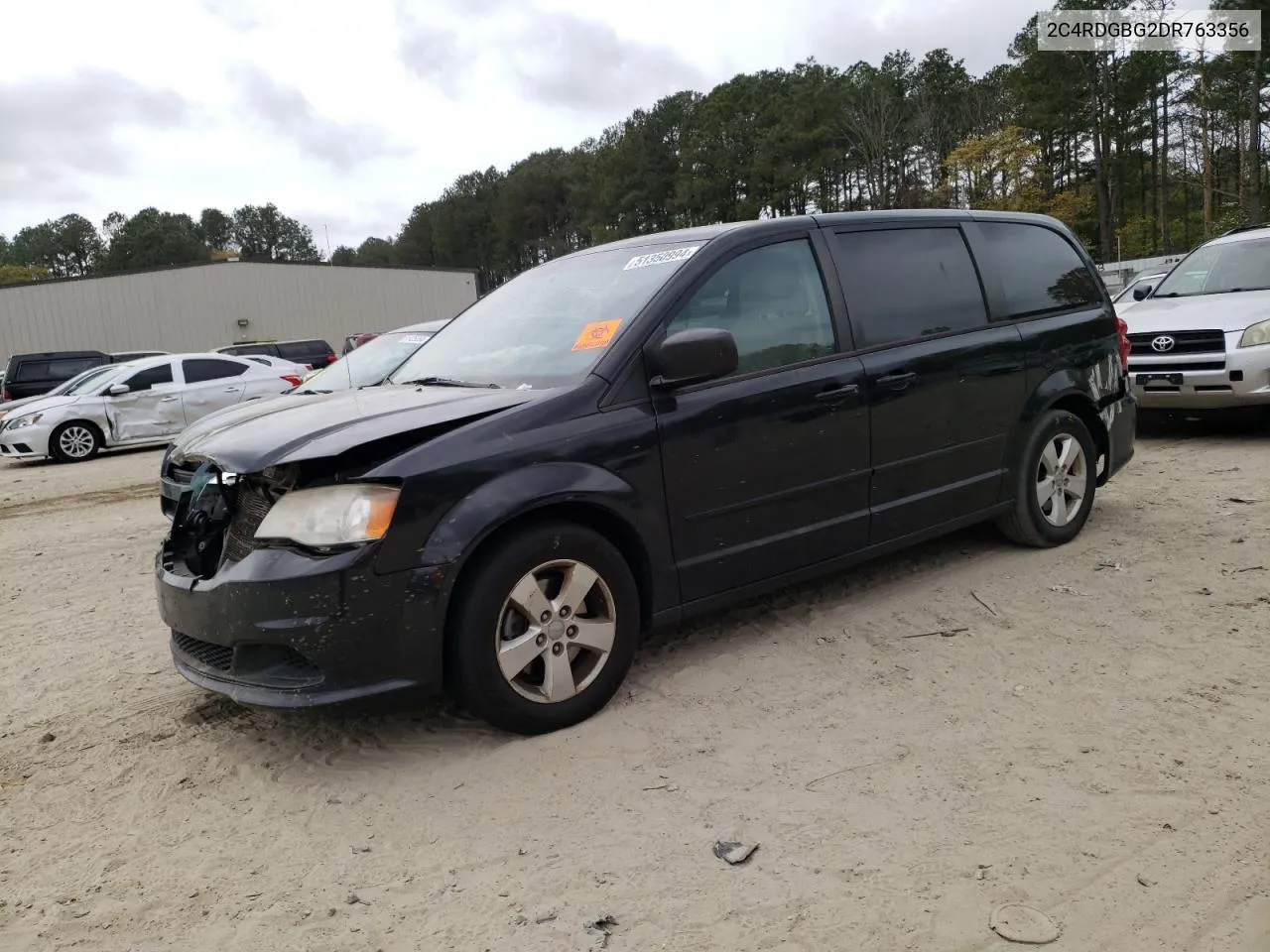 2C4RDGBG2DR763356 2013 Dodge Grand Caravan Se