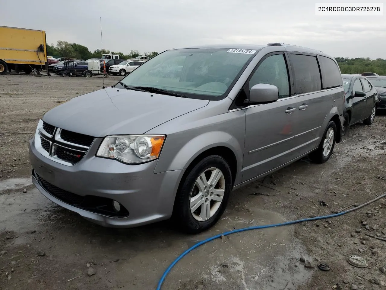 2013 Dodge Grand Caravan Crew VIN: 2C4RDGDG3DR726278 Lot: 52106724