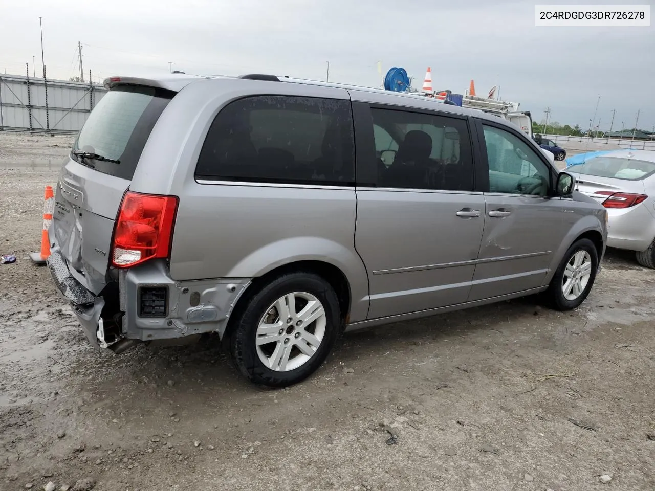 2013 Dodge Grand Caravan Crew VIN: 2C4RDGDG3DR726278 Lot: 52106724