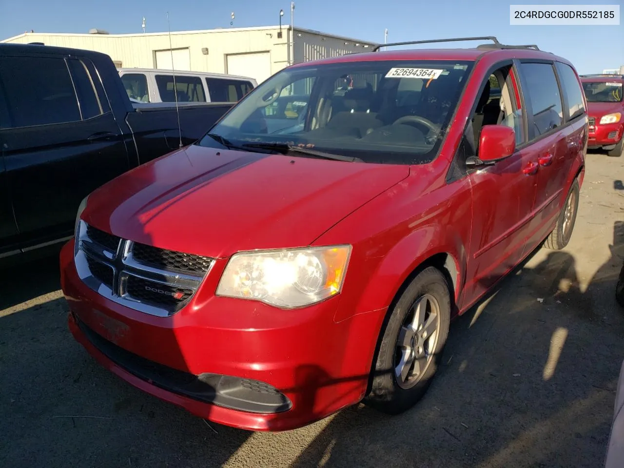 2013 Dodge Grand Caravan Sxt VIN: 2C4RDGCG0DR552185 Lot: 52694364