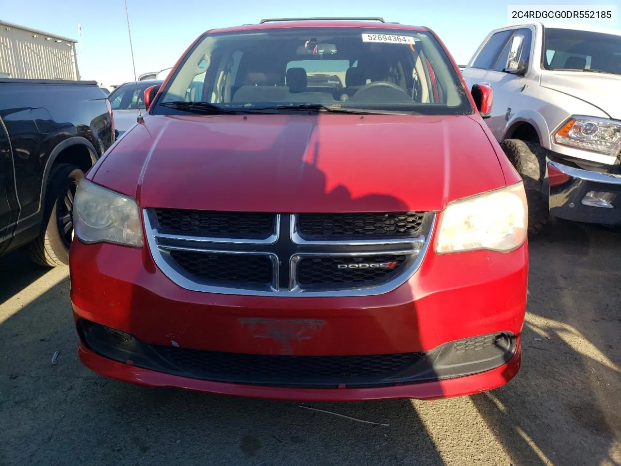 2013 Dodge Grand Caravan Sxt VIN: 2C4RDGCG0DR552185 Lot: 52694364