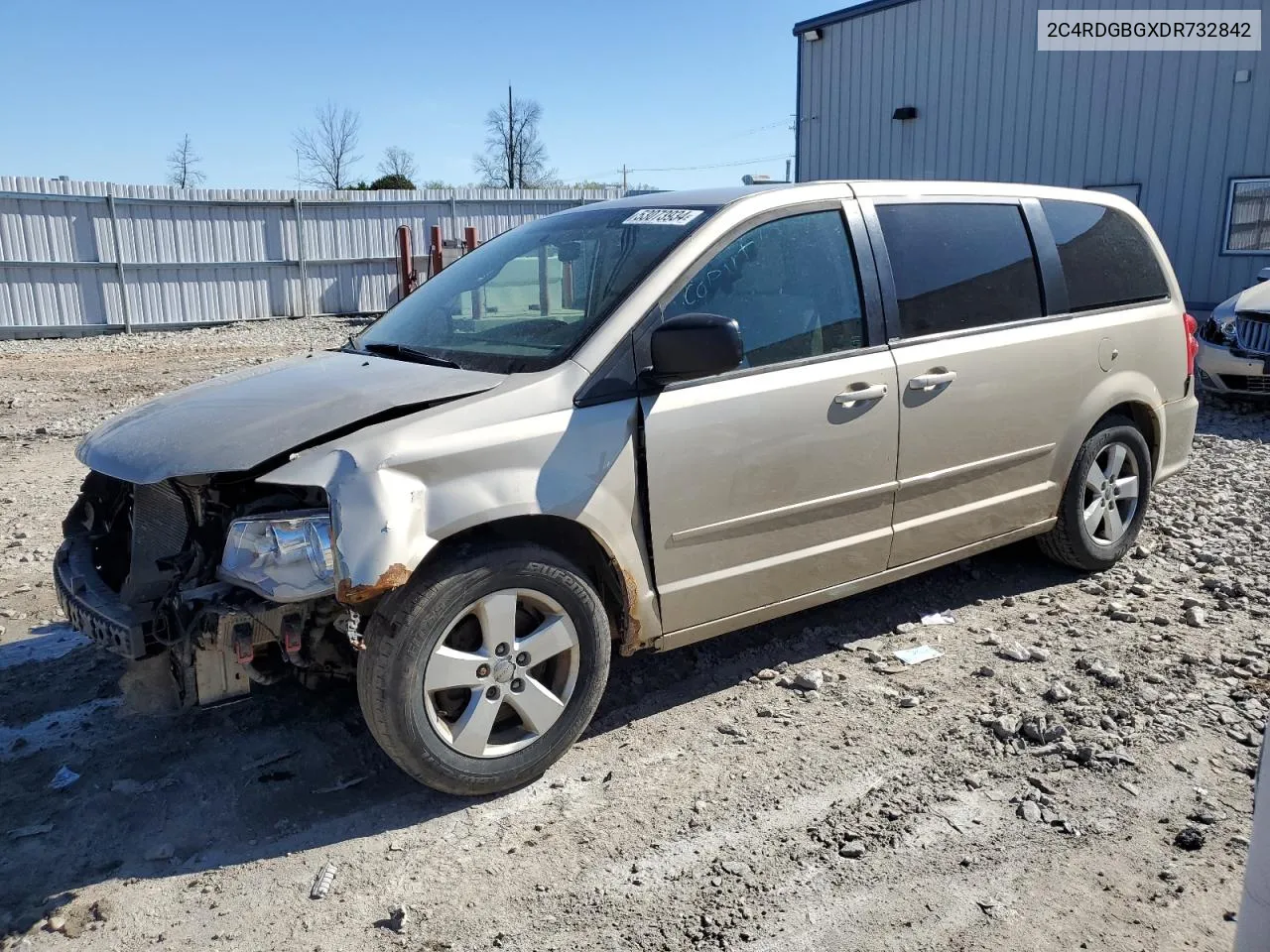 2013 Dodge Grand Caravan Se VIN: 2C4RDGBGXDR732842 Lot: 53073934