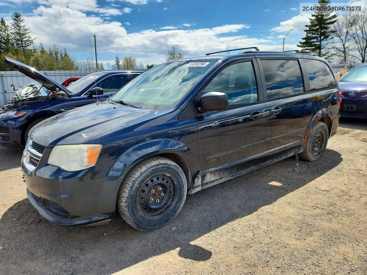 2C4RDGBG8DR673273 2013 Dodge Grand Caravan Se