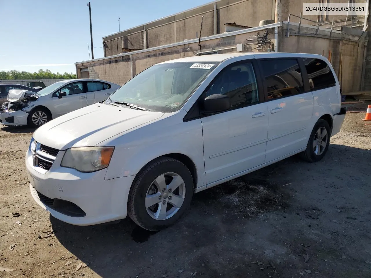 2013 Dodge Grand Caravan Se VIN: 2C4RDGBG5DR813361 Lot: 53229104