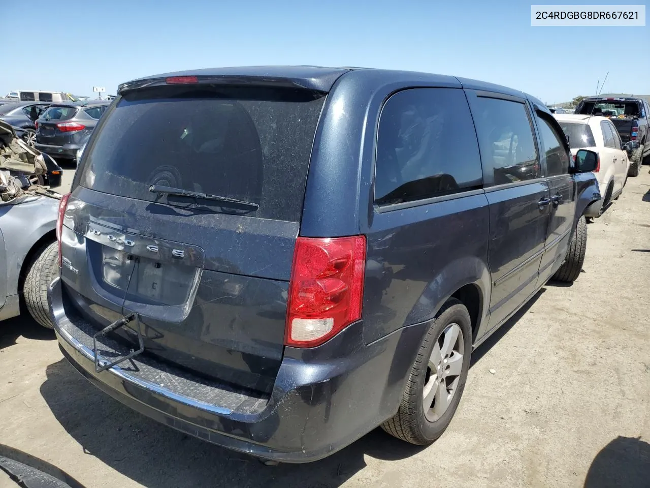 2C4RDGBG8DR667621 2013 Dodge Grand Caravan Se