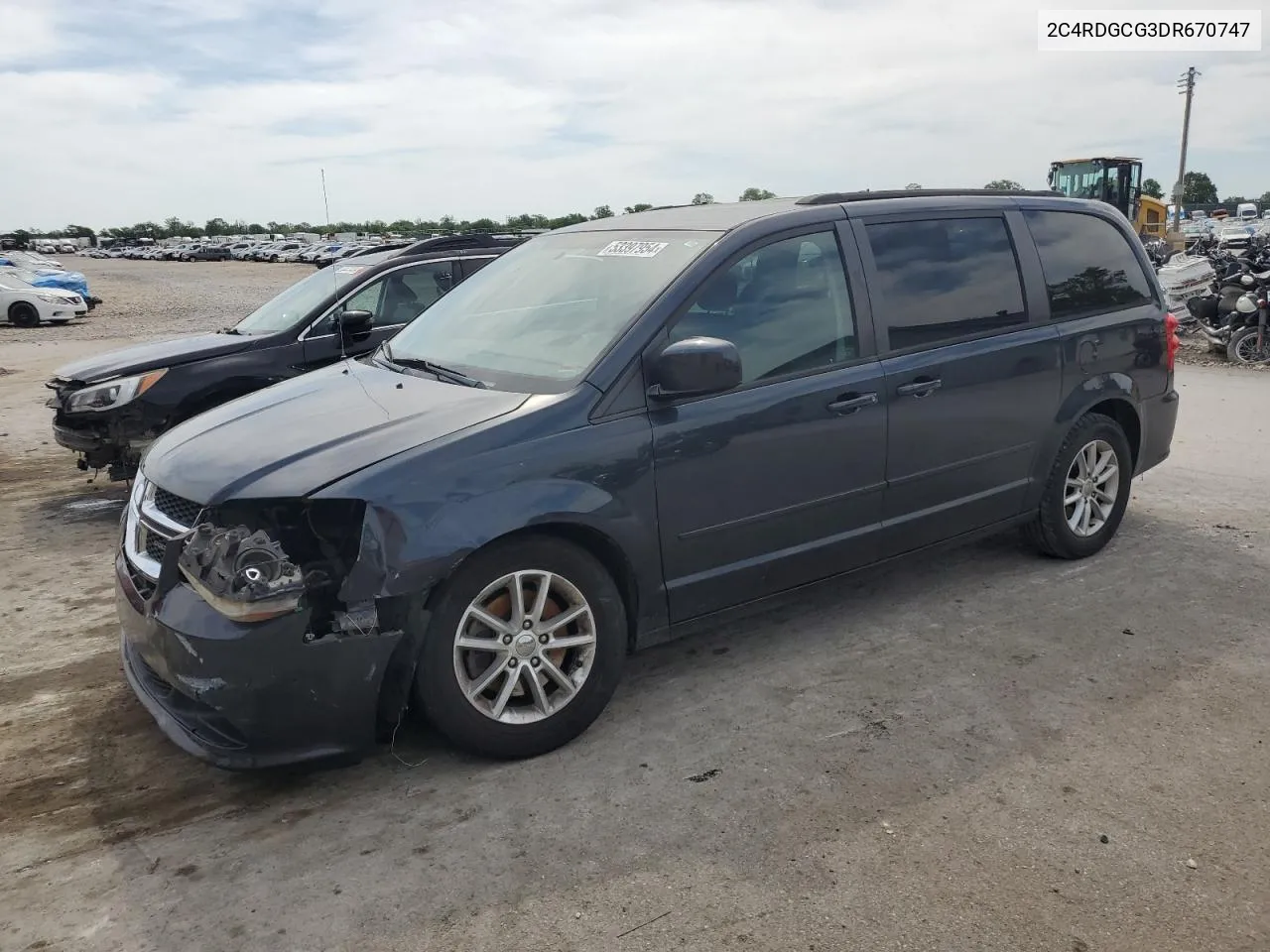 2013 Dodge Grand Caravan Sxt VIN: 2C4RDGCG3DR670747 Lot: 53397954