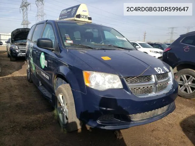 2C4RDGBG3DR599647 2013 Dodge Grand Caravan Se