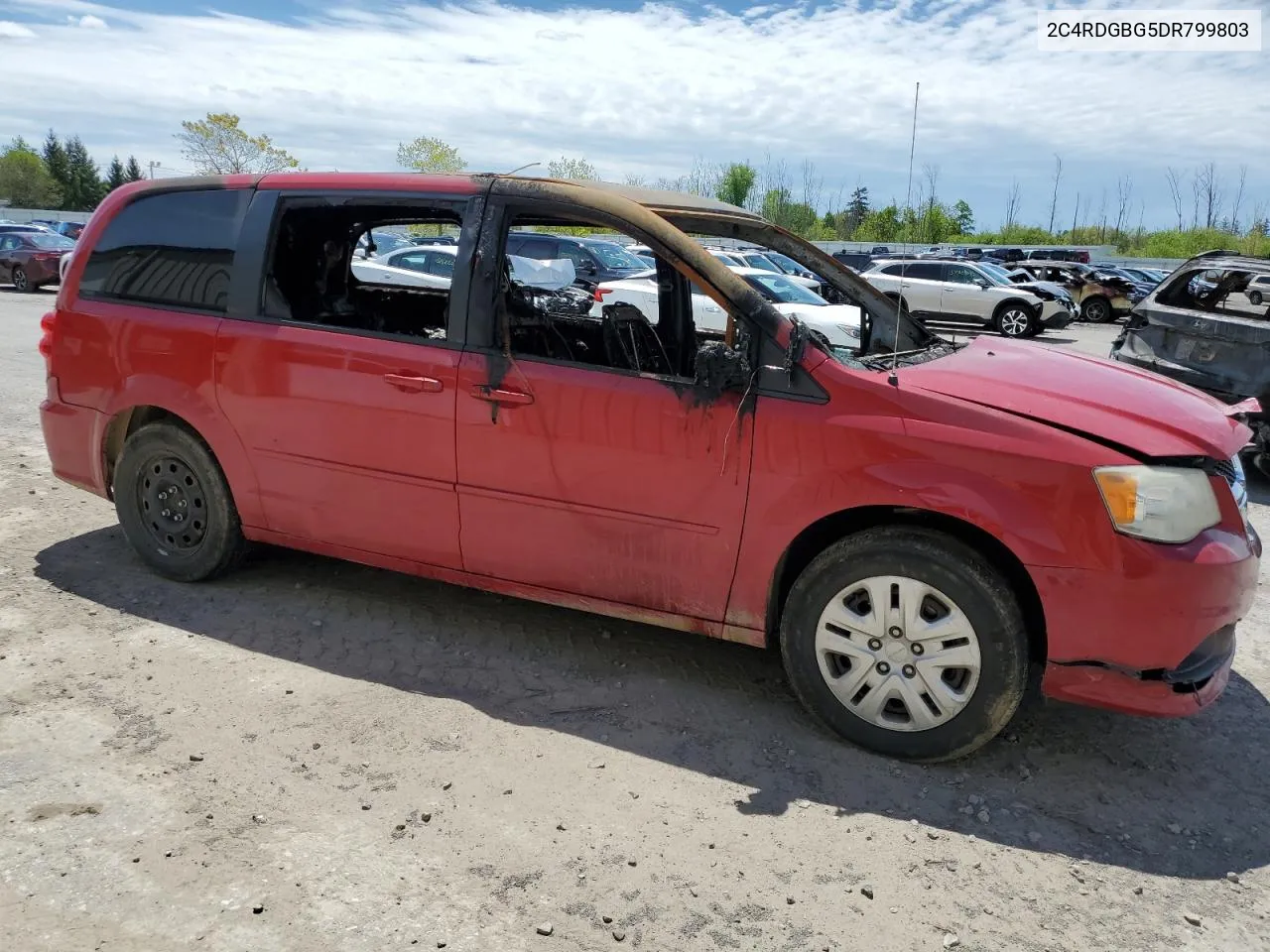 2013 Dodge Grand Caravan Se VIN: 2C4RDGBG5DR799803 Lot: 53781484