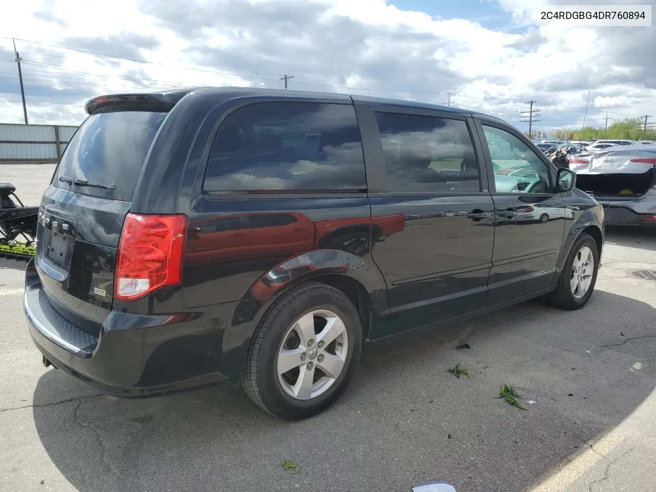 2013 Dodge Grand Caravan Se VIN: 2C4RDGBG4DR760894 Lot: 53875864