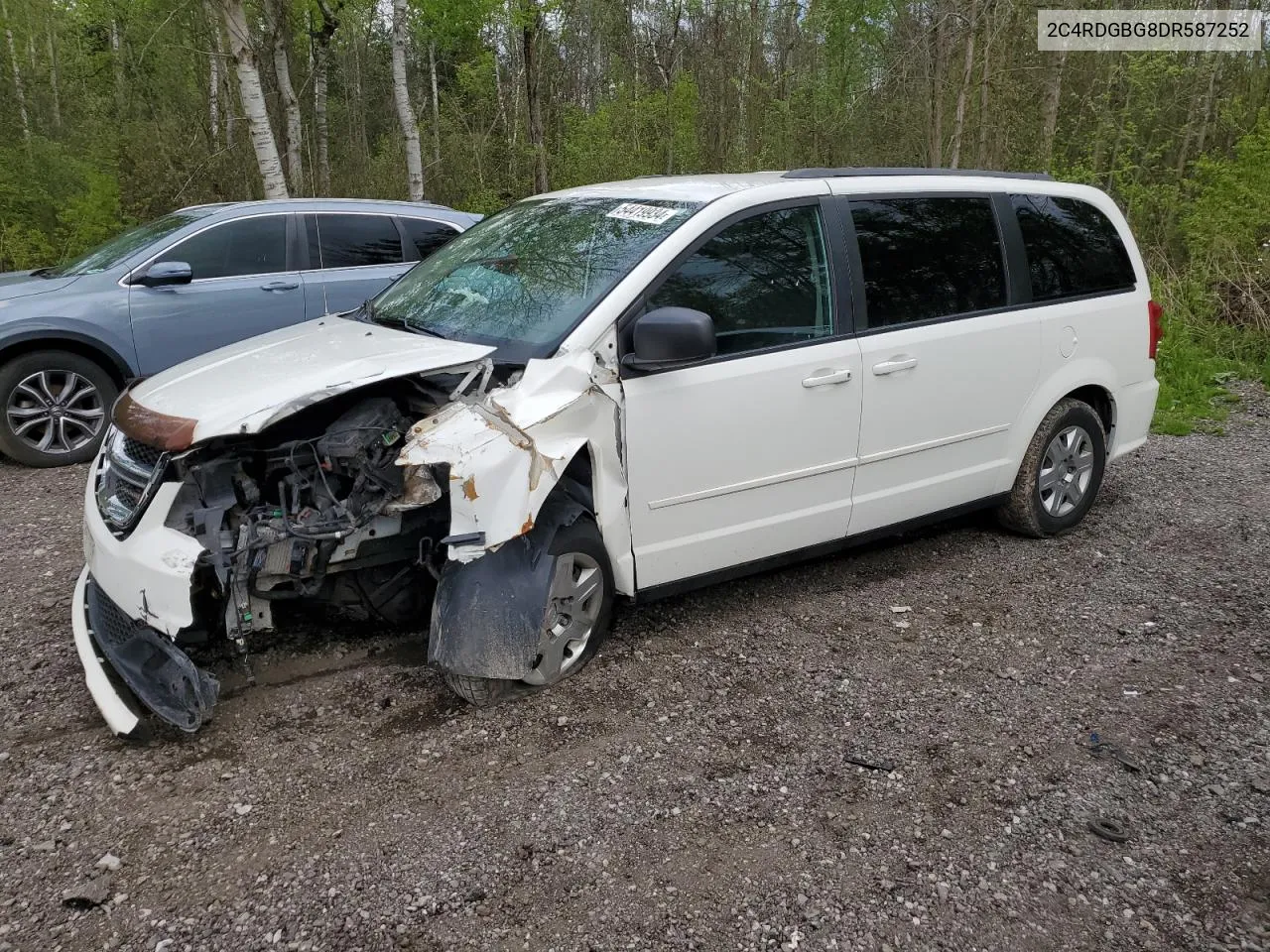 2C4RDGBG8DR587252 2013 Dodge Grand Caravan Se