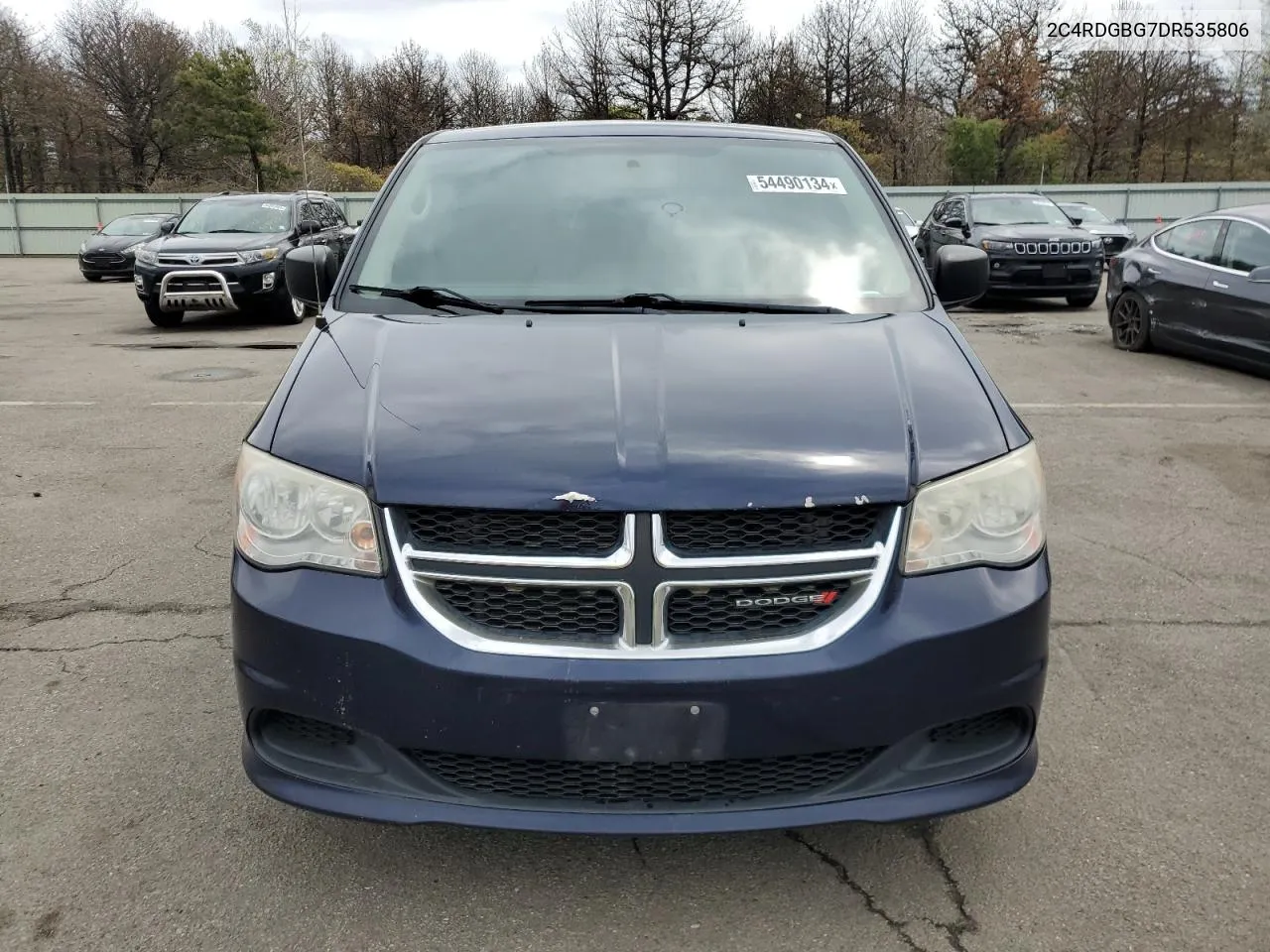 2013 Dodge Grand Caravan Se VIN: 2C4RDGBG7DR535806 Lot: 54490134