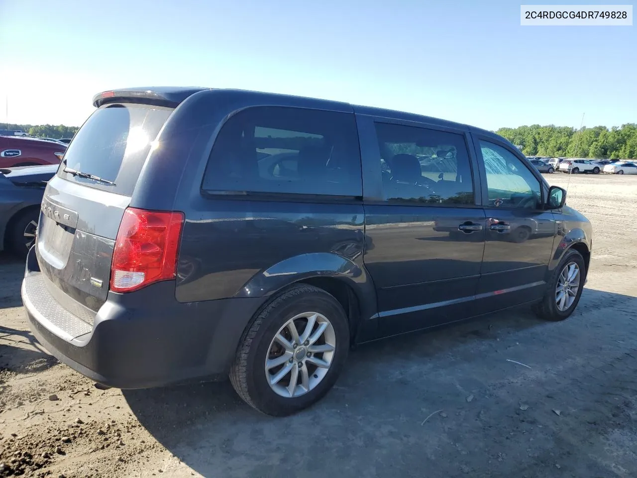 2C4RDGCG4DR749828 2013 Dodge Grand Caravan Sxt