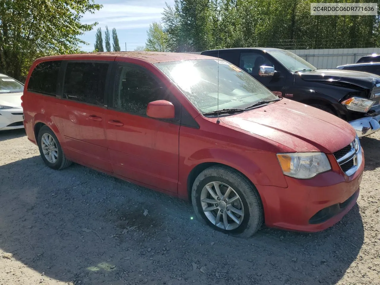 2C4RDGCG6DR771636 2013 Dodge Grand Caravan Sxt