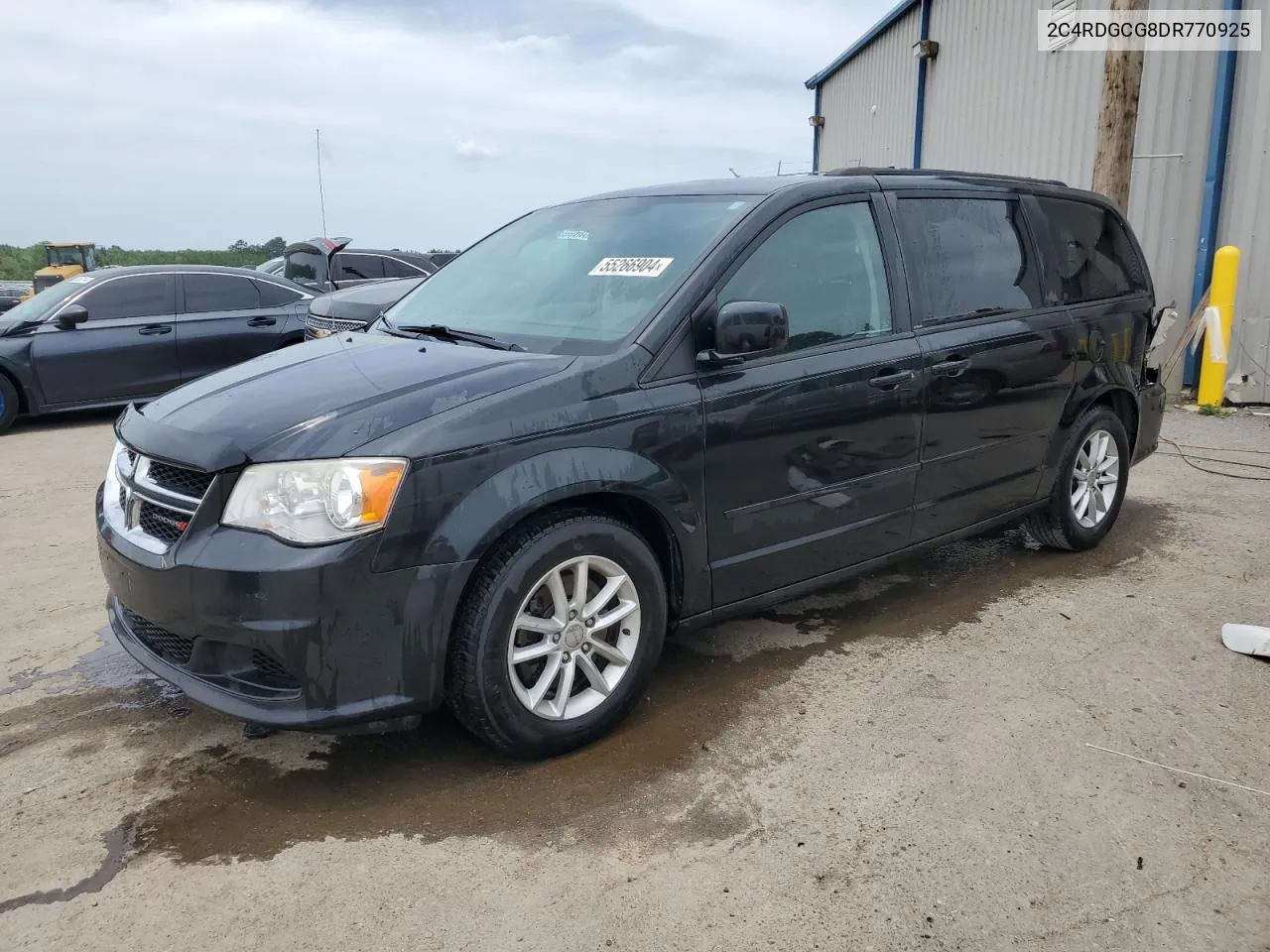 2013 Dodge Grand Caravan Sxt VIN: 2C4RDGCG8DR770925 Lot: 55266904