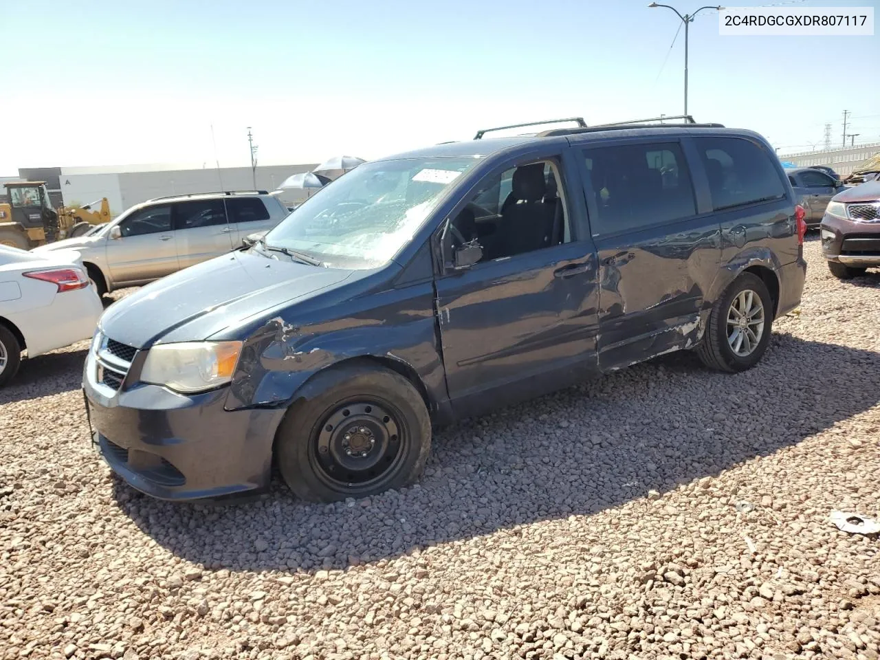 2C4RDGCGXDR807117 2013 Dodge Grand Caravan Sxt