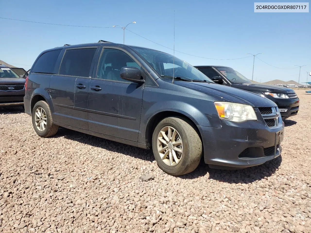 2013 Dodge Grand Caravan Sxt VIN: 2C4RDGCGXDR807117 Lot: 55354724